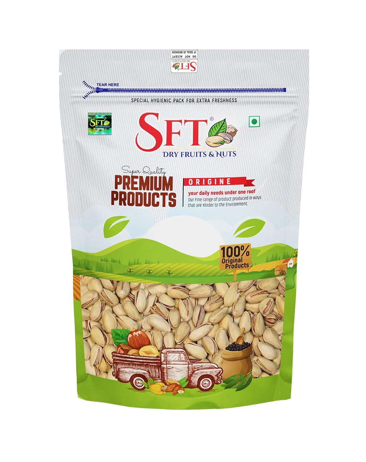 Sft Pistachios Roasted Salted - 500 gms