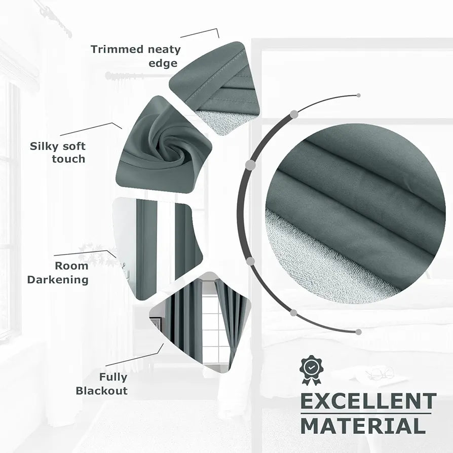 Divine Casa Super Satin Semi Blackout Door Curtain 7 Feet Colour Cherry Red Light-Blocking Polyester Panel with Metal Eyelets for Darker Rooms (Pack of 1)