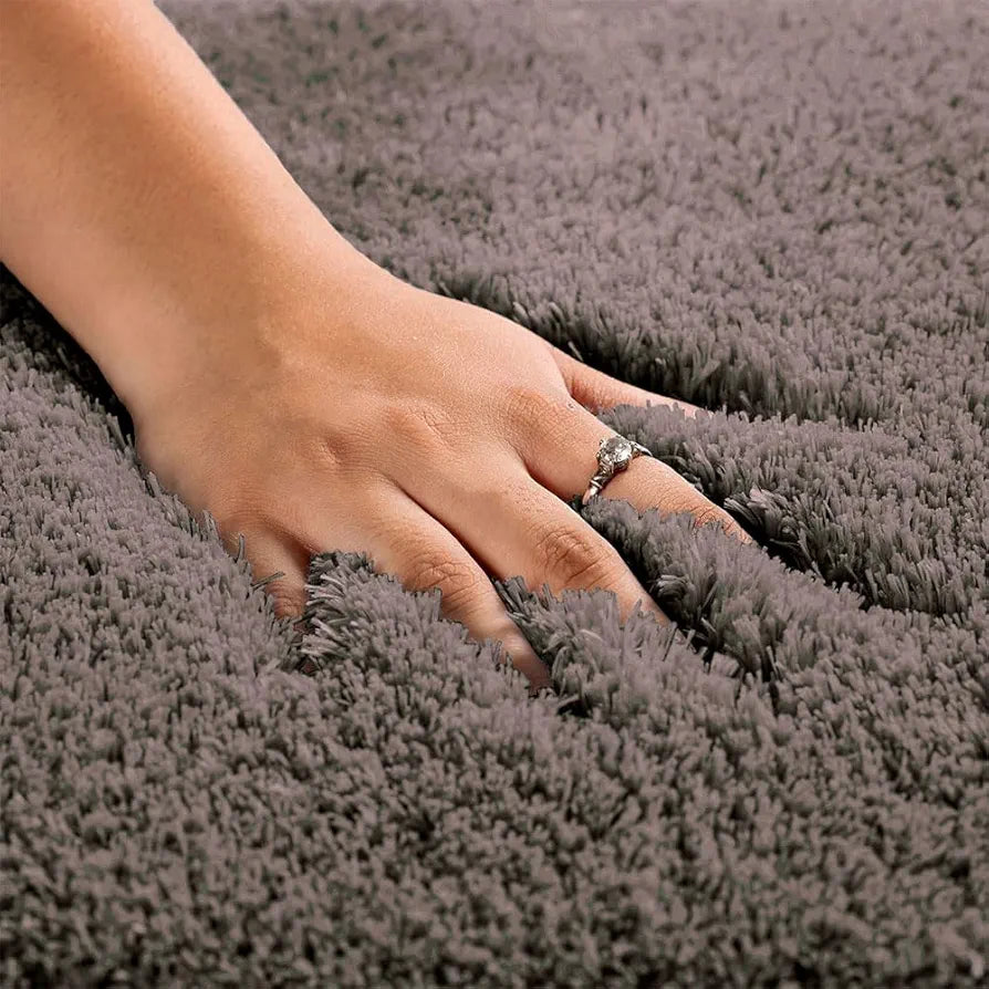 Luxe Home Bath Mat Super Soft Non Slip Vegas Mats for Bathroom 45x75 cm Colour Cocoa