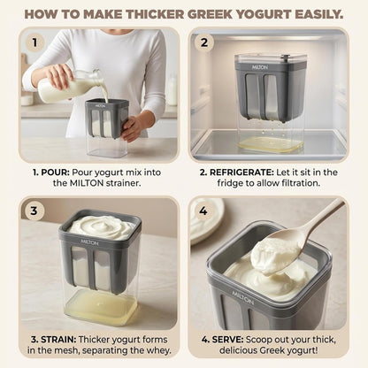 Milton 2-in-1 Greek Yogurt & Hung Curd Maker
