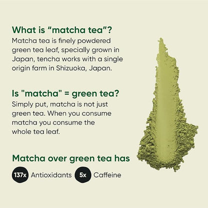 Tencha Vanilla Matcha Tea Pure Japanese Matcha Green Tea Powder - 50 gms