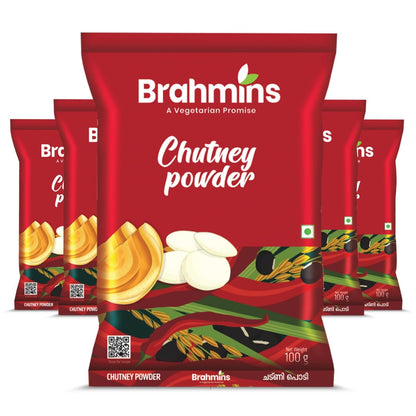 Brahmins Chutney Powder Instant Chutney Podi - 100 gms(Pack of 5)