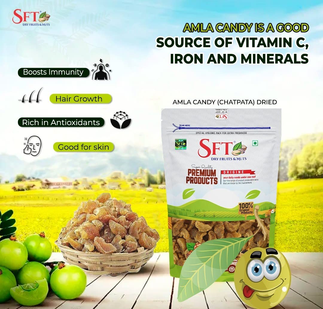 Sft Amla Candy Dried Chatpata - 900 gms