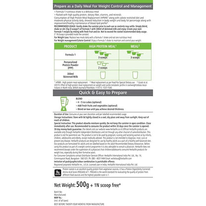 Herbalife Nutrition Formula 1 Nutritional Shake Mix Mango Flavour