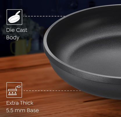 Prestige Omega Die-Cast Plus Aluminium Non-Stick Fry Pan 24 cm