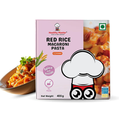 Healthy Master Millet Pasta Red Rice Macaroni - 400 gms