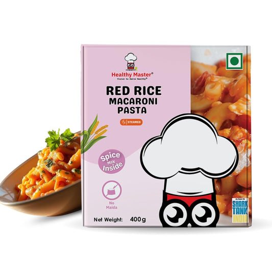 Healthy Master Millet Pasta Red Rice Macaroni - 400 gms