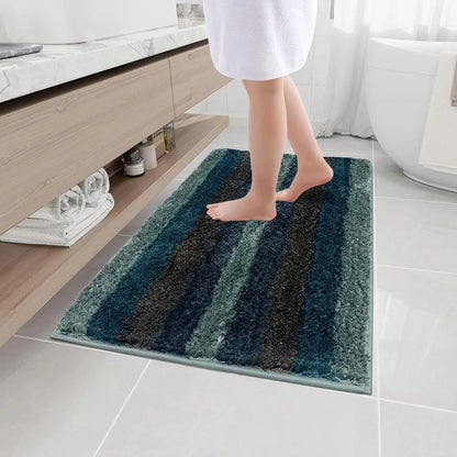 Luxe Home Jericho Doormat 2500 GSM Super Soft Microfiber Anti-Skid Mat Colour Burnt Green 60x90 cm