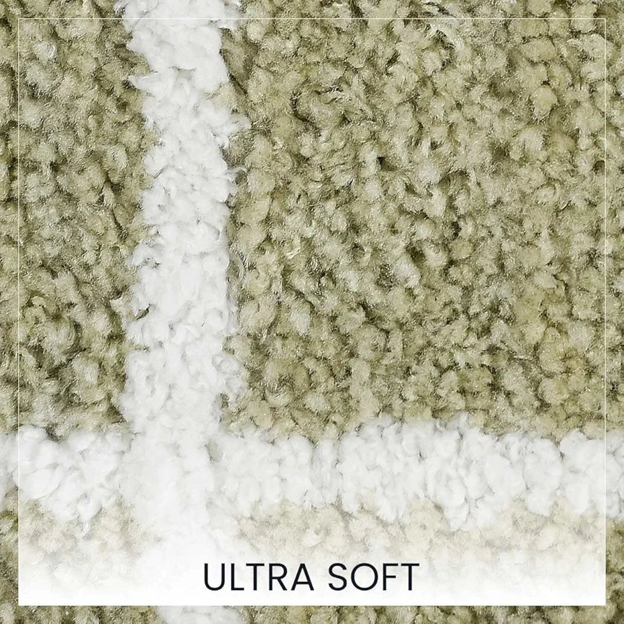 Sashaa World Microfiber Bathmat Colour Mist Green (Pack of 2)
