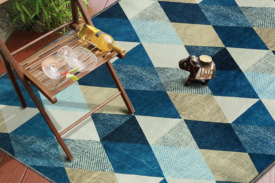 BSB Home 3D Jet Multi Printed 3D Jet Vintage Persian Carpet Rug Runner and Carpets for Living Area