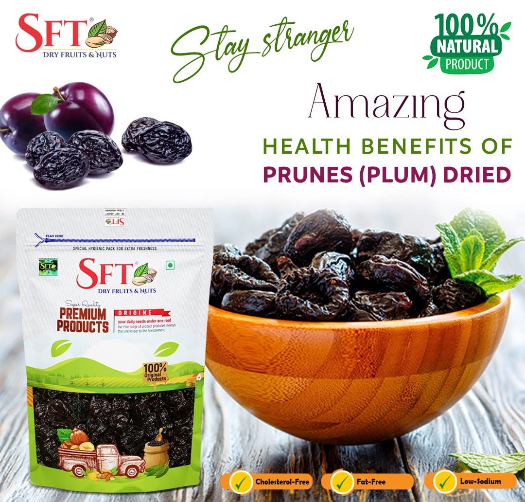 Sft Prunes Pitted Dried - 200 gms