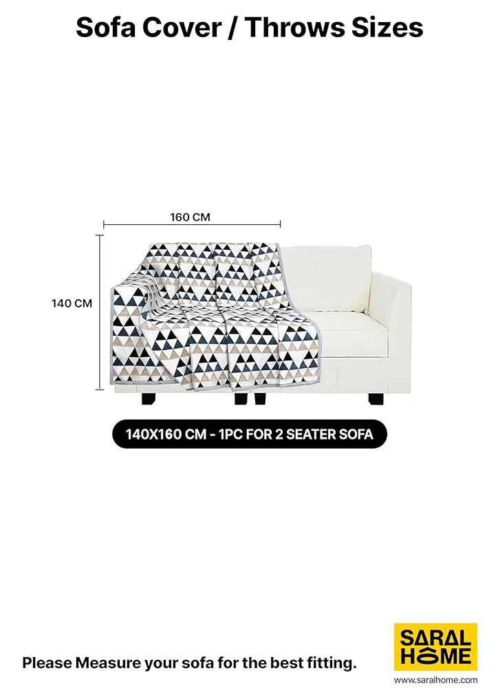 Saral Home Easy Living Saral Home Chenille Cover Throw Colour Grey
