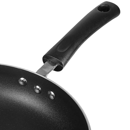 Vinod Zest Aluminium Non Stick Deep Frypan with Glass Lid - 28 cm | 3 Layer Ceramic Coating | 3 mm Extra Thick