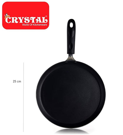 Crystal Classic Series Non Stick Dosa Tawa Flat Tawa 250 mm - 508 gms