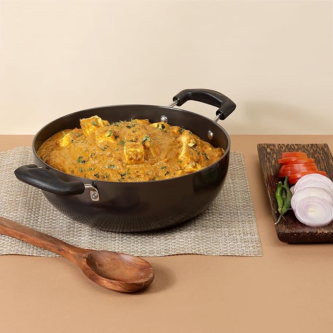 Vinod Anodised Induction Friendly Kadai | 4.1 Litres