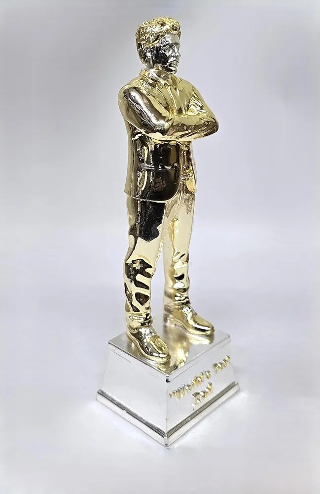Gold Art India Best Father Figurine Gold & Silver Plated World's Best Father