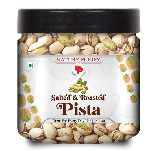 Nature Purify Roasted and Salted Pistachios - 250 gms