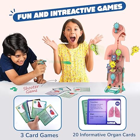 Smartivity Human Body Toy for Kids Body Organs & Functions Birthday Gifts for Boys & Girls