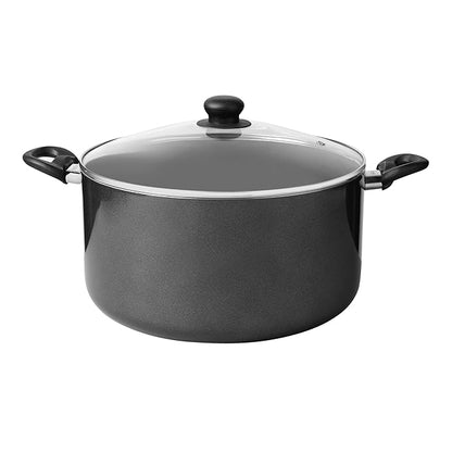 Fackelmann Quartz Nonstick Biryani Pot Handi Casserole Glass Lid 26 Cm Cool Handle