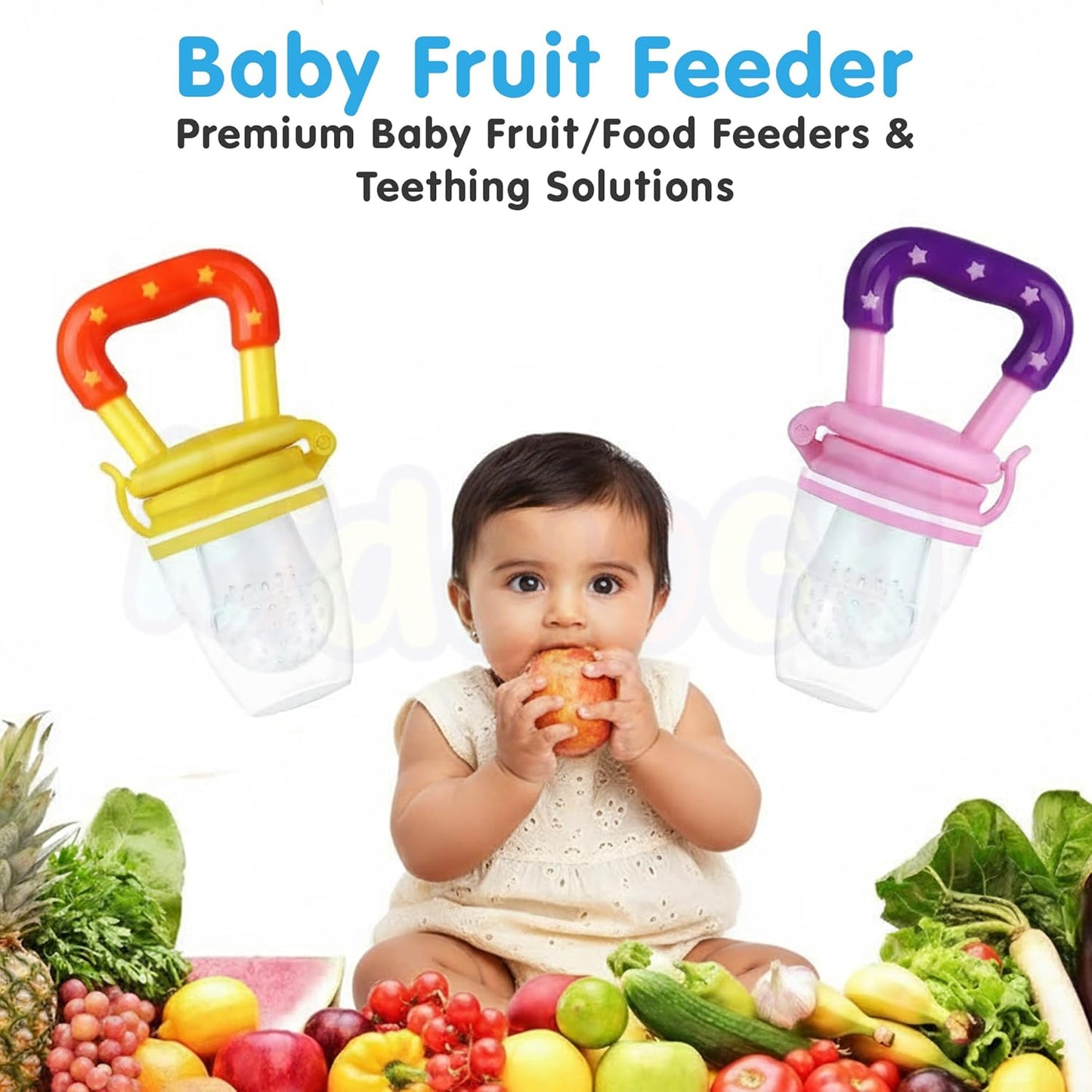 Kidology Baby Teething Toys Silicone Teether for Babies 3-12 Months Set of 6
