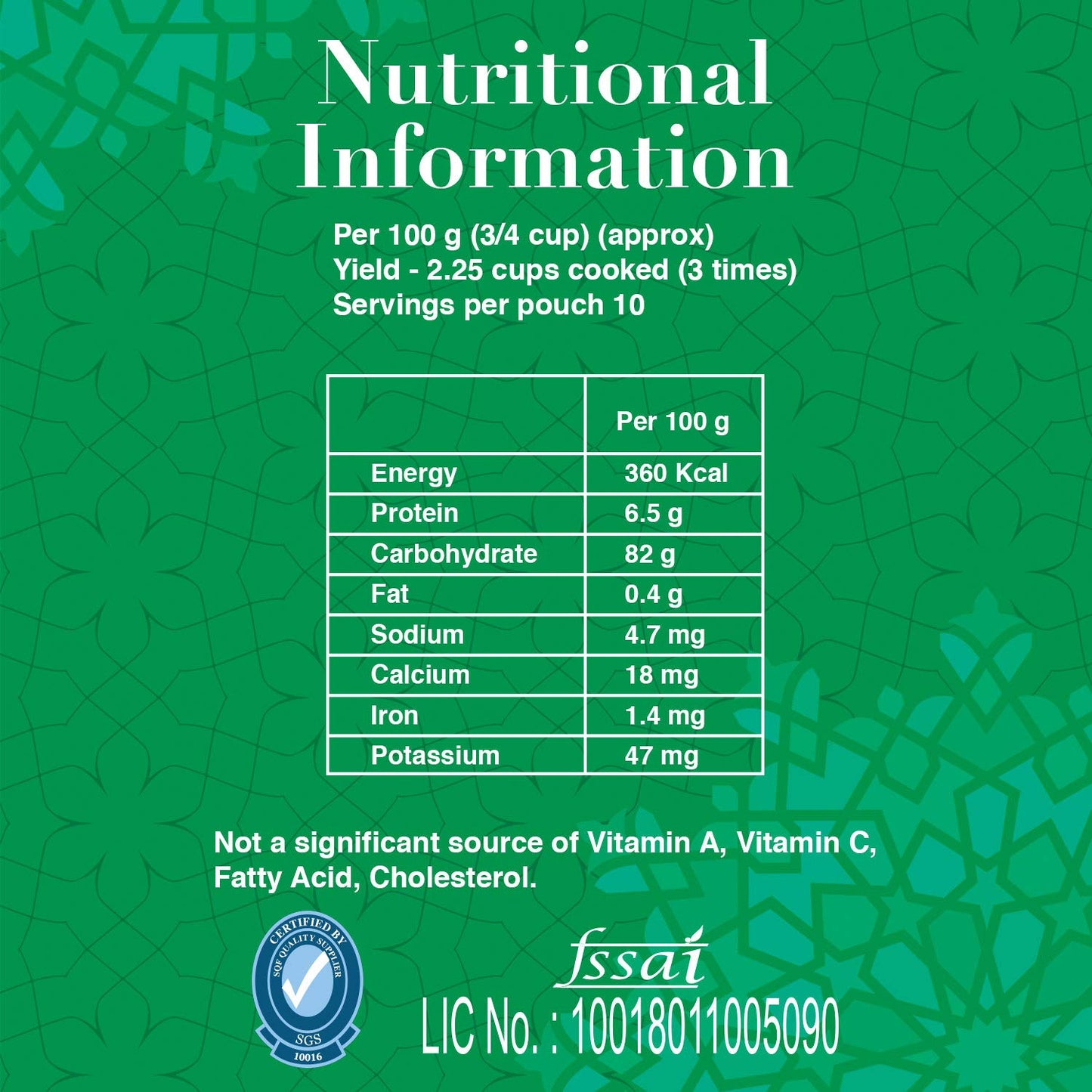 India Gate Jeera Rice - 1000 gms