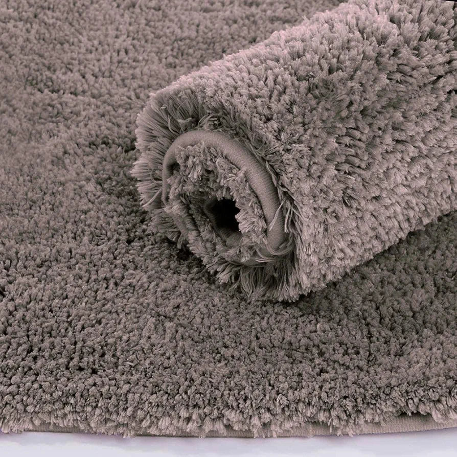 Luxe Home Bath Mat Super Soft Non Slip Vegas Mats for Bathroom 45x75 cm Colour Cocoa