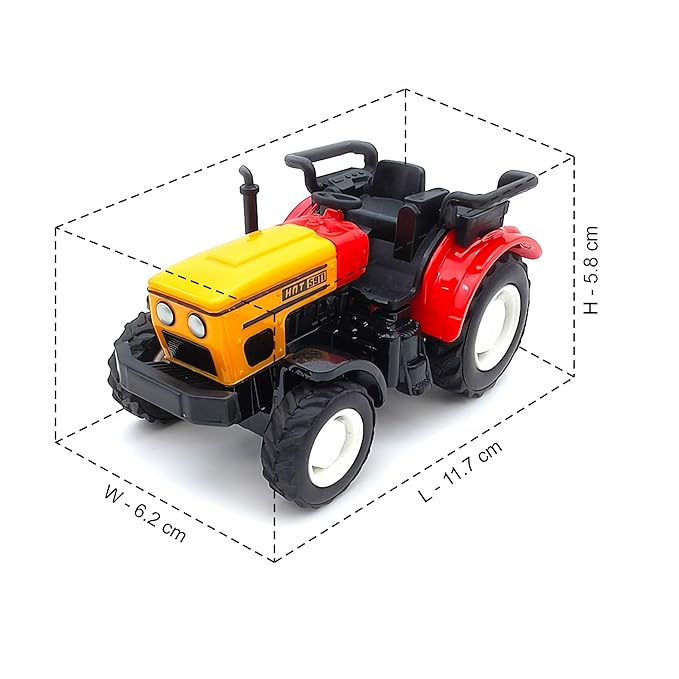 Centy Toys Legend Tractor Friction Powered Toy Vehicle for Kids