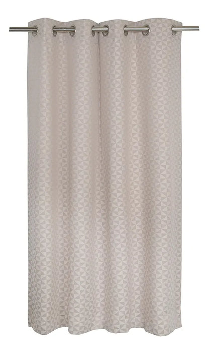 Saral Home Chevron Designer Curtains Grey
