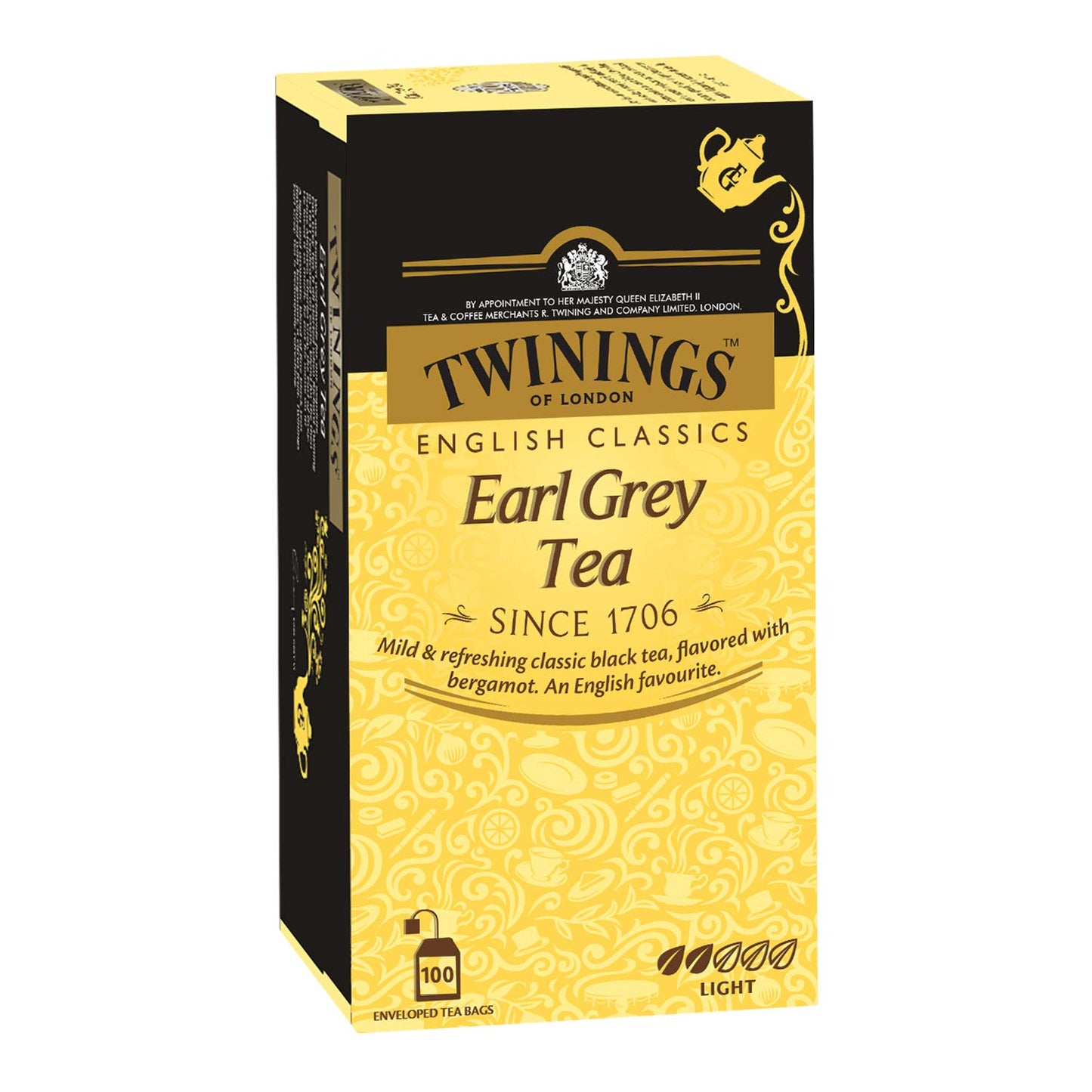 Twinings Earl Grey Tea 100 Teabags - 200 gms