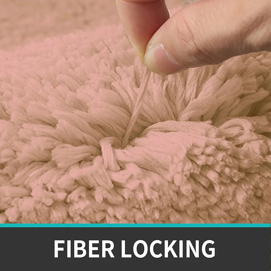 Luxe Home International Microfiber Runner Super Soft Non Slip Vegas Rugs 2X5 Ft Colour Peach