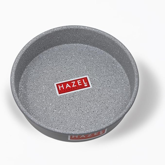 Hazel Cake Mould Non Stick Mold Heavy Gauge Round 1kg Aluminized Steel for Microwave Pan Grey