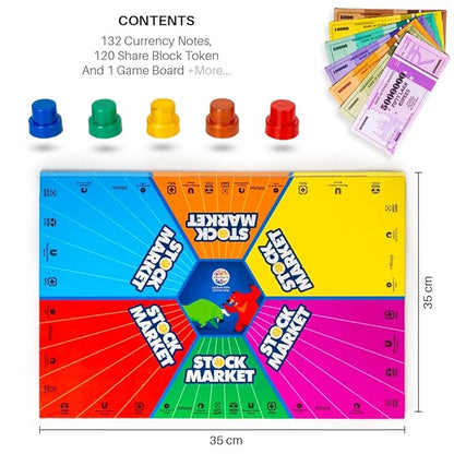 Ratna's Stock Market Board Game Where Money Making is a Child's Play | Learn About Different Aspects of the Economy for Kids 10+ Years