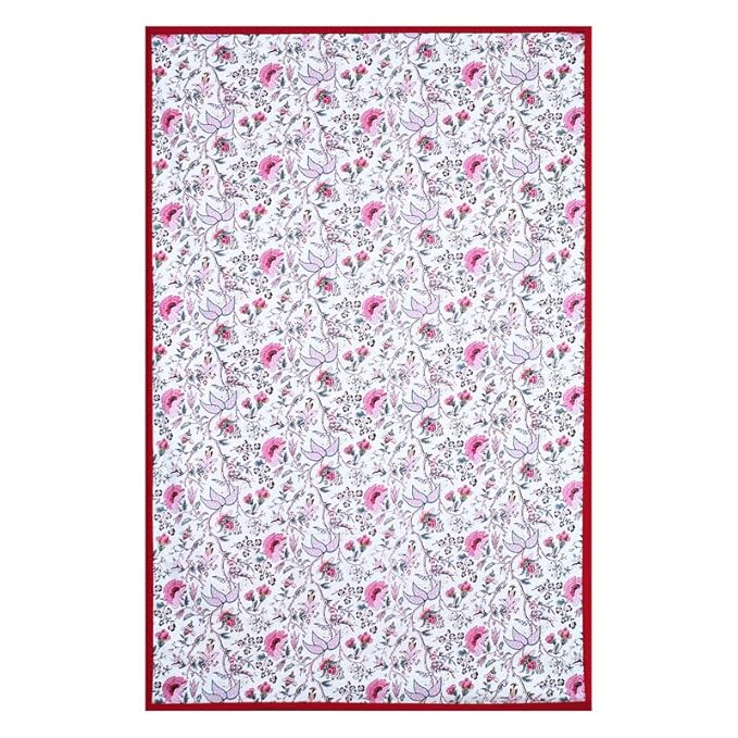 Texstylers Pure Cotton Jaipuri Print 40x60 Inches 4 Seater Center Table Cloth Cover Rectangular 7