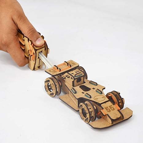 Smartivity Racing Car Toy for Kids Birthday Gifts for Boys & Girls Diy Stem Educational Science Toy