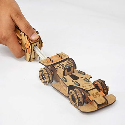 Smartivity Racing Car Toy for Kids Birthday Gifts for Boys & Girls Diy Stem Educational Science Toy