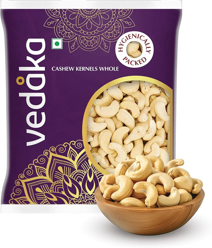 Amazon Brand - Vedaka Popular Whole Cashews, 500g