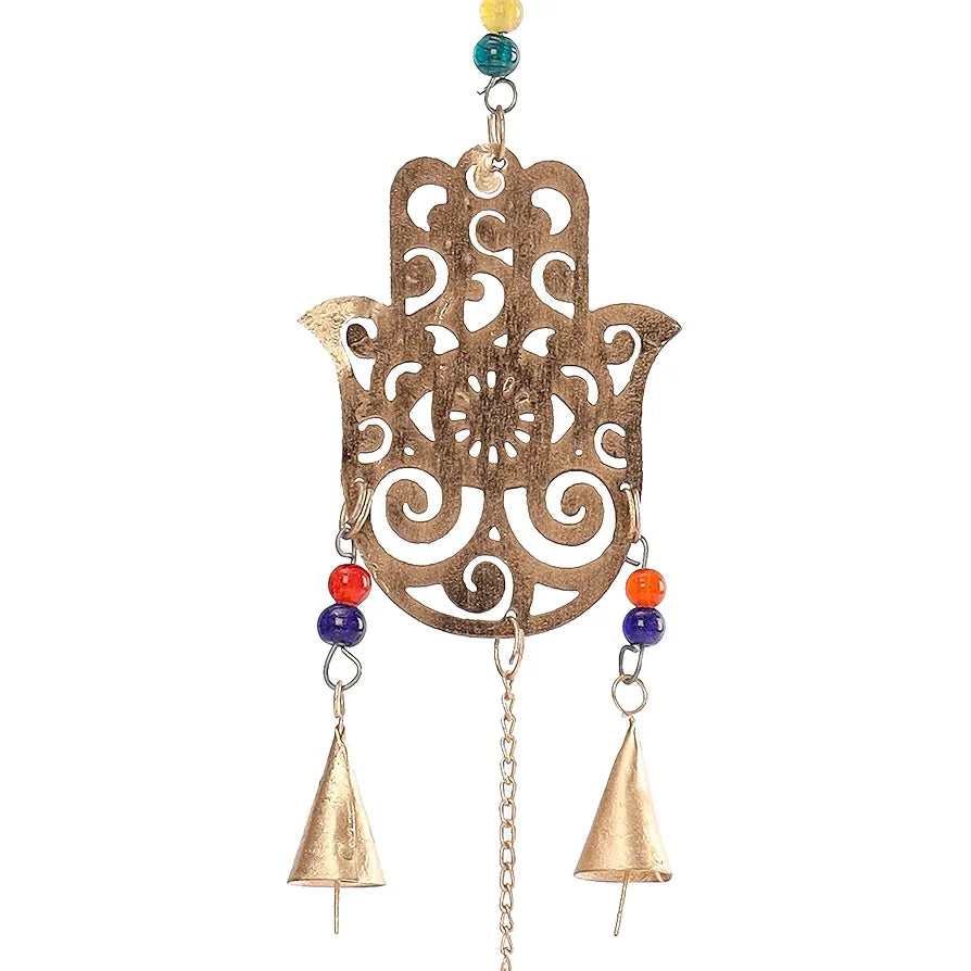 Catcher Traditional Indian Dreamcatcher Wall Art Height 75 cm Metal Wallhanging-Hamsa