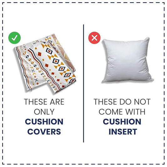 Urban Space Decorative Cotton Cushion Cover Set of 5 Colour Liberty Blue