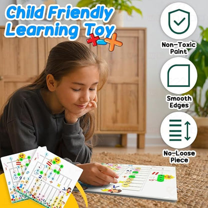 Wembley Sliding Puzzle Educational Math Game for Kids Montessori Learning Toy