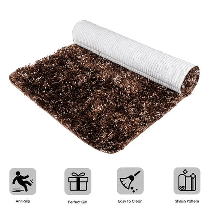 Kuber Industries Door Entrance Mat for Floor Home Entrance Colour Brown