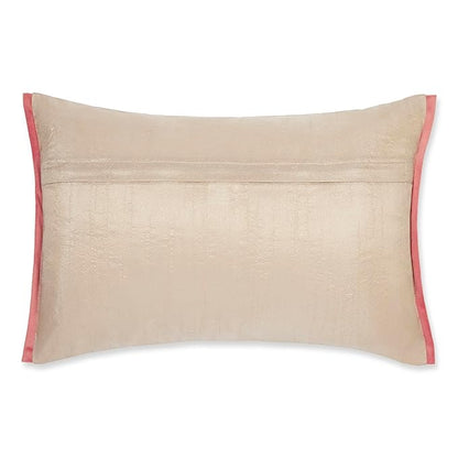 Haus & kinder Cotton Decorative Embroidered Cushion Cover | Colour Birds On Branch