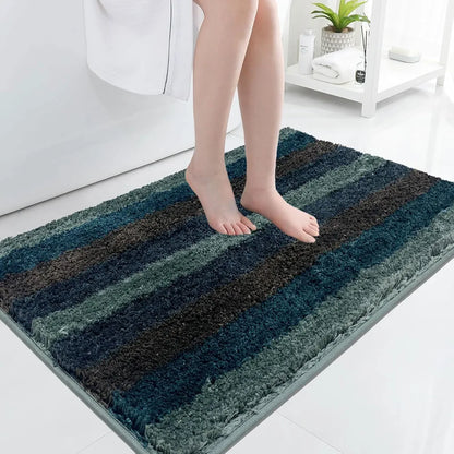 Luxe Home Jericho Doormat 2500 GSM Super Soft Microfiber Anti-Skid Mat Colour Burnt Green 60x90 cm
