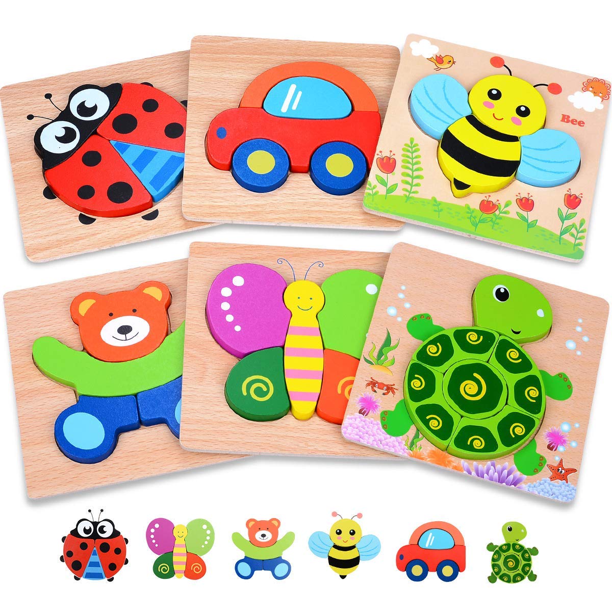 Magifire Wooden Toddler Puzzles Gifts Toys