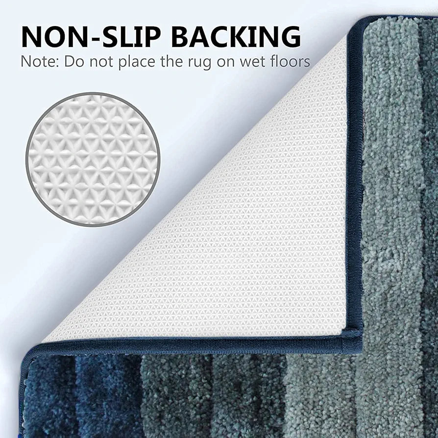Luxe Home Bathmat 2500 GSM Microfiber Anti Skid Water Absorbent 40X60 Cm Colour Hunter Green