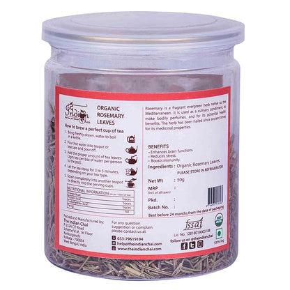 The Indian Chai – Rosemary Dry Leaves - 50 gms