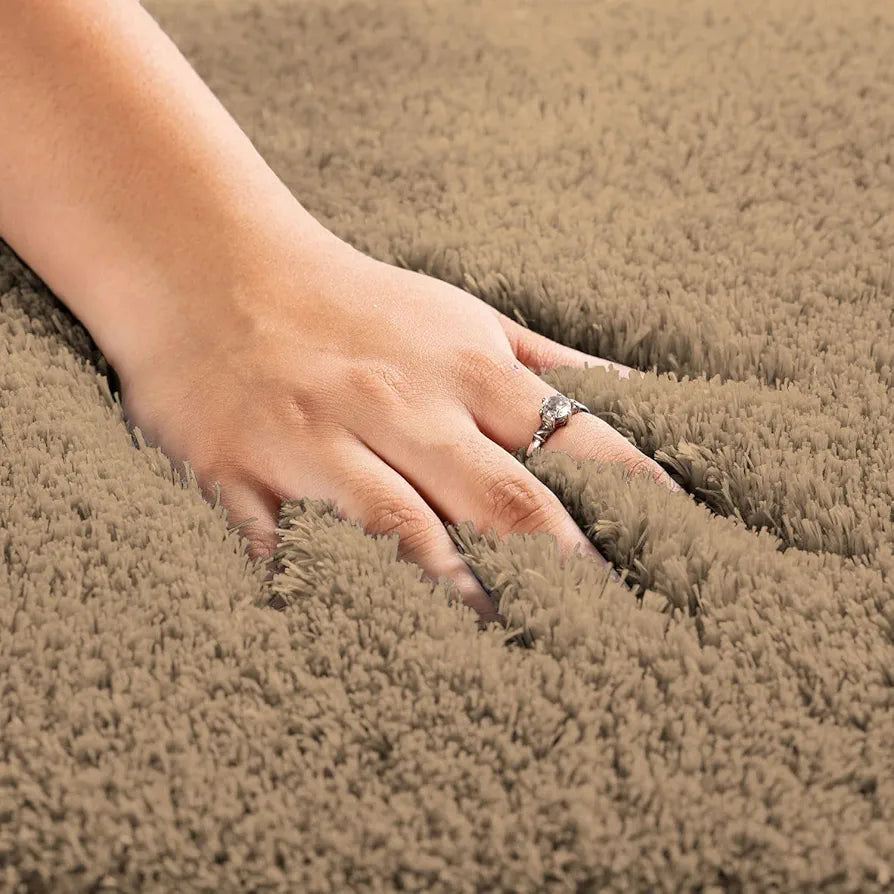 Luxe Home International Carpet Super Soft Anti Slip Vegas Rectangular Rugs Colour Gold
