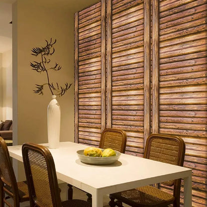 Jaamso Royals New Wooden Design Peel and Stick Self Adhesive Wallpaper 8