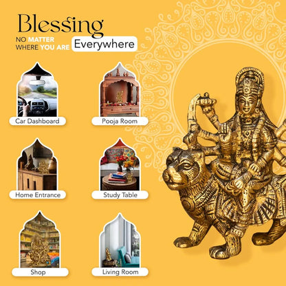 Ekhasa Pure Brass Durga Maa Idol Durga Murti Durga Maa