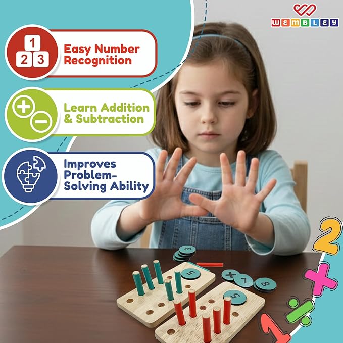 Wembley Math Learning Set Fun & Educational Counting Activity Set for Kids