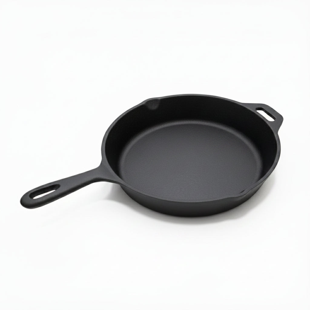 Human Hydro Pre-Seasoned Cast Iron Fry Pan 26cm 1.9kg Naturally Nonstick Gas Induction Frying Searing Sautéing